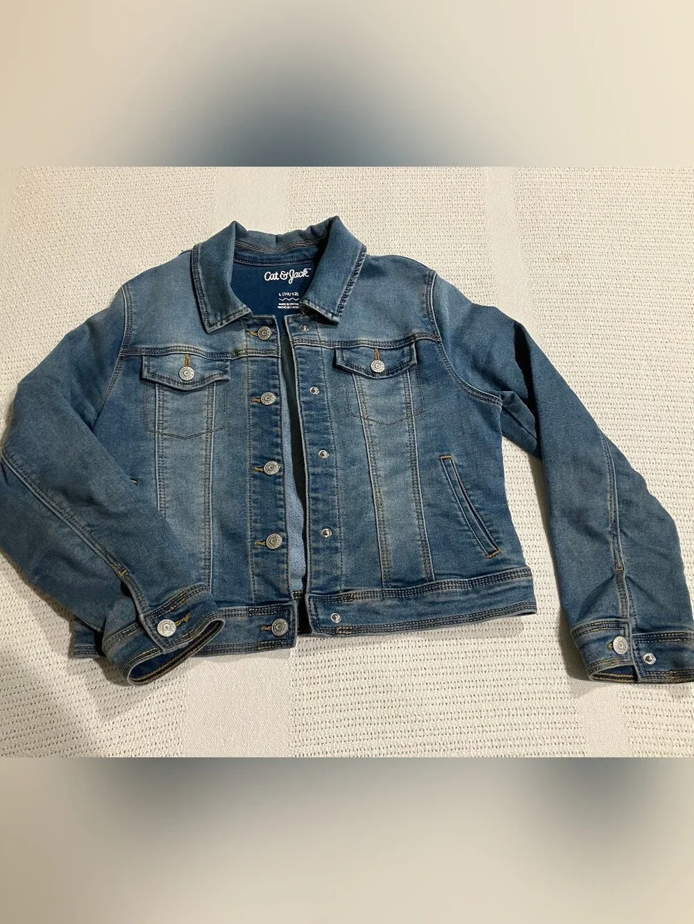 $4 If Bundled. Cat & Jack Kids' Blue Denim Jacket